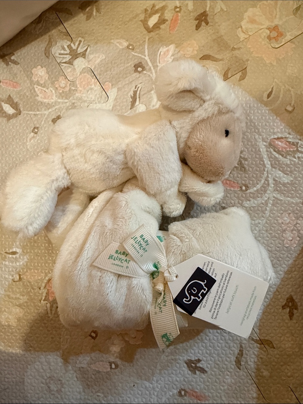 NWT Jellycat stuffed animal and lovie